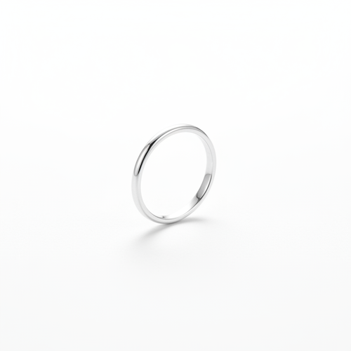 Bague minimaliste en argent sterling