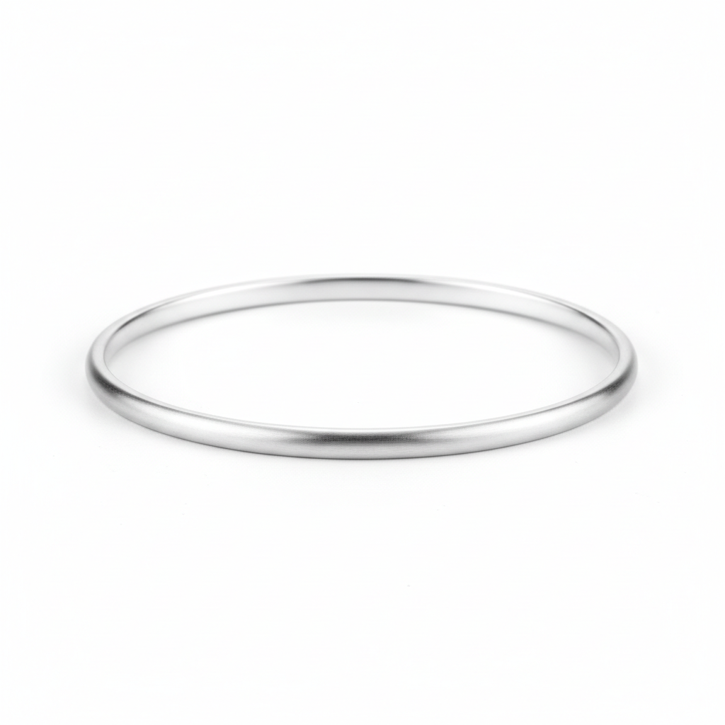 Bracelet jonc fin en argent sterling