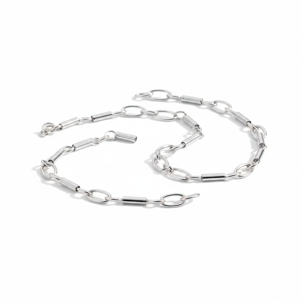 Bracelet chaîne argent délicat